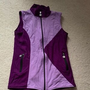 Women's Colorblock Sleeveless Vest - Purple & Lilac